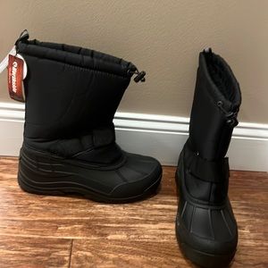 NWT Northside Black Winter Boots. Mens size 10.
